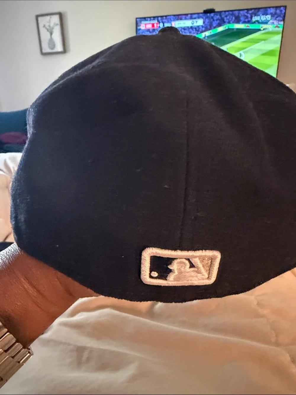 NY Yankees Fitted Baseball Cap - Picture 3 of 4